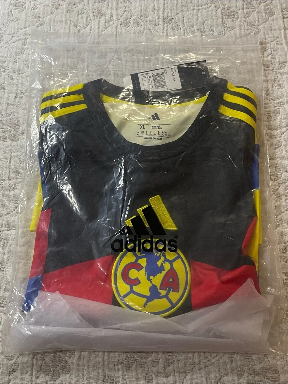 adidas Club América 25/26 Home Soccer Jersey Men’s XL Yellow NWT AEROREADY